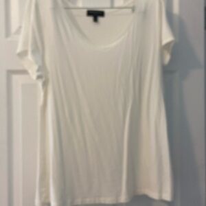 banana republic white tee